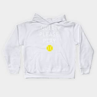 Quiet Please. Play Kids Hoodie